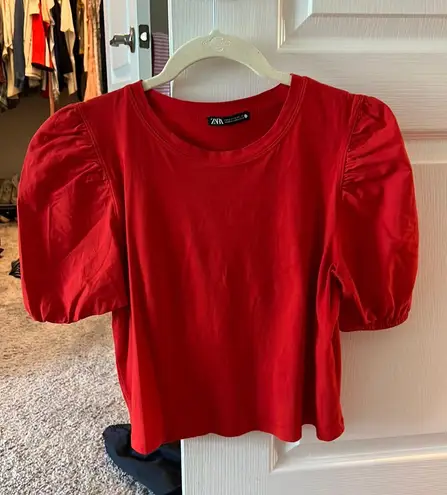 ZARA Puff Sleeve Top