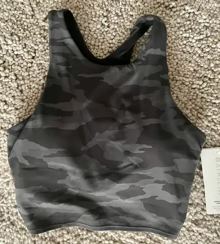 Athleta NWT  Conscious Crop Camo Bra Medium D-DD