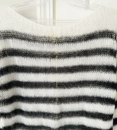 Maeve Sheer Oversized Italian Wool Sweater, Size S