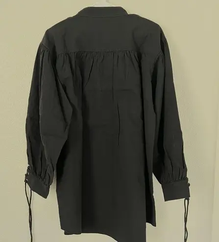 RE/DONE $495 NWT WASHED BLACK PIRATE BLACK DRESS SZ SMALL