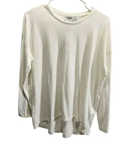 Noisy May Women's Size XS White Long Sleeve Cotton Tee Top NWT