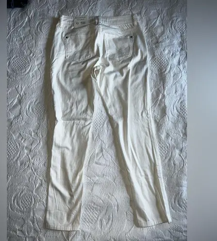 Simply Vera, Vera Wang Simply Vera Vera Wang Women’s Skinny Ankle Jeans - White (Size 0)