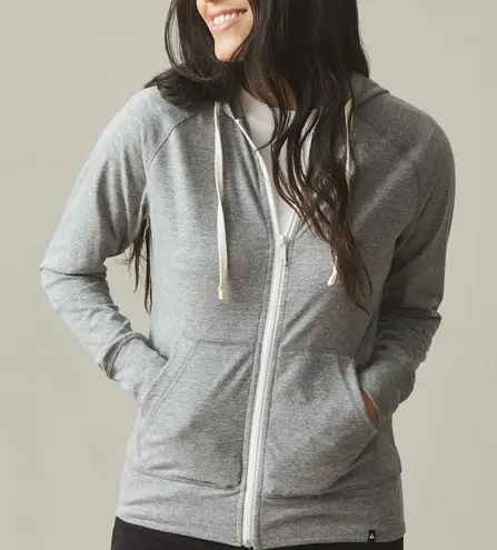 American Giant Women's Gray Full Zip Hoodie Jacket Size M Casual Size M