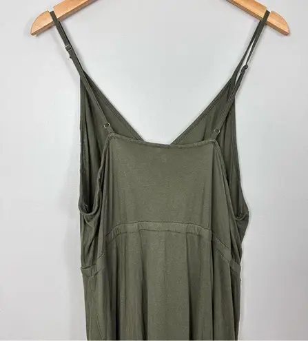 Chelsea 28 Nordstrom Midi Cutout Slip Dress Army Green XXL EUC