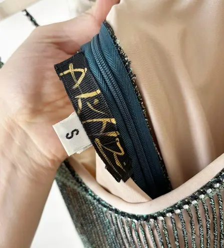 Vintage Shimmery Fringe Midi Maxi Dress