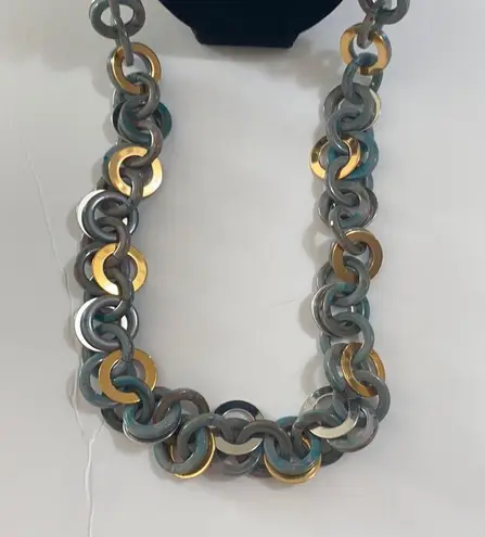 PONO Italian Resin With Gold Accent Necklace