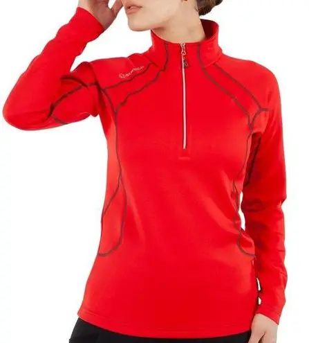 Sunice Megan SuperliteFX Stretch Thermal 1/4 Zip Pullover Thermal Hiking Blue XL