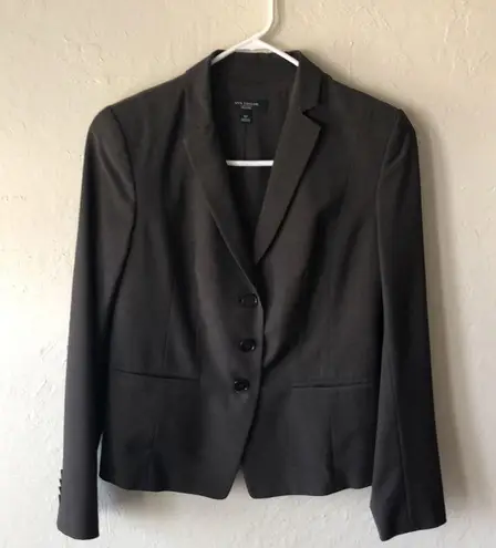 Ann Taylor  Brown Tropical Wool Suit Sz 4/ 4P - Image 3