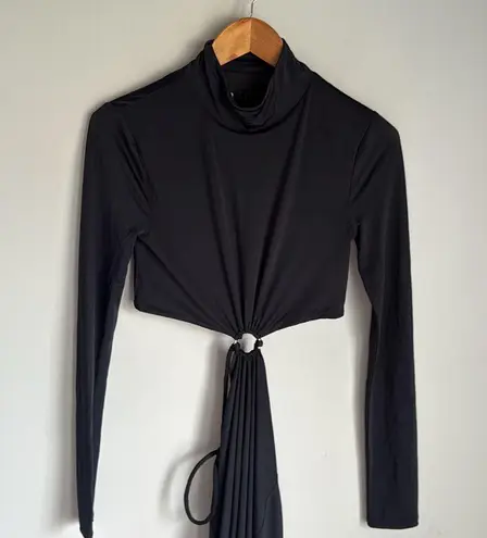 NEW HOUSE OF HARLOW x REVOLVE Rena Mini Dress in Black Small