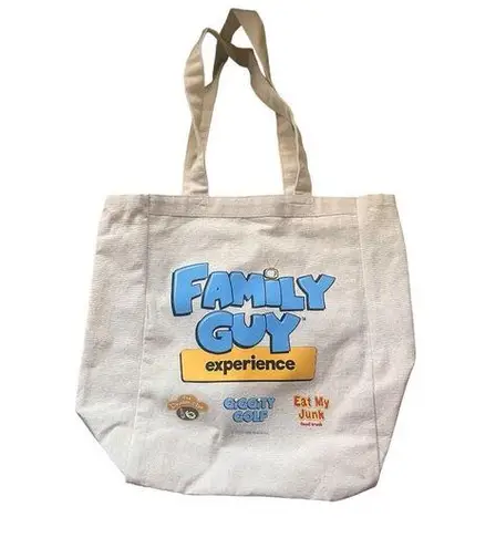 Family guy large canvas cotton tote bag