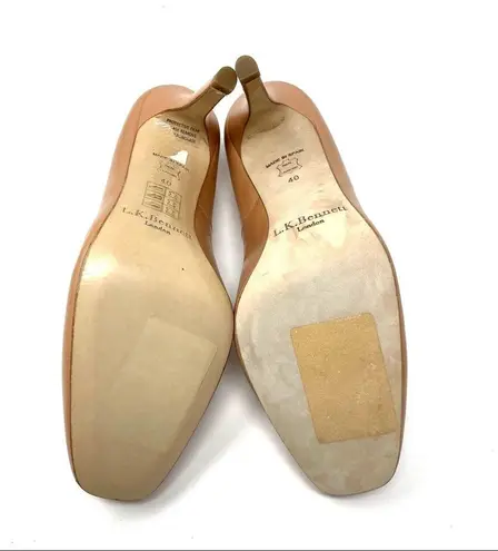 LK Bennett L.K. BENNETT peach heels, size 40, NWOT