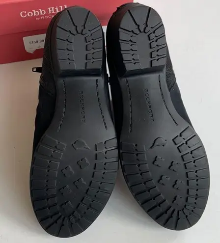 NEW Cobb Hill by Rockport leather boots Black Size 6