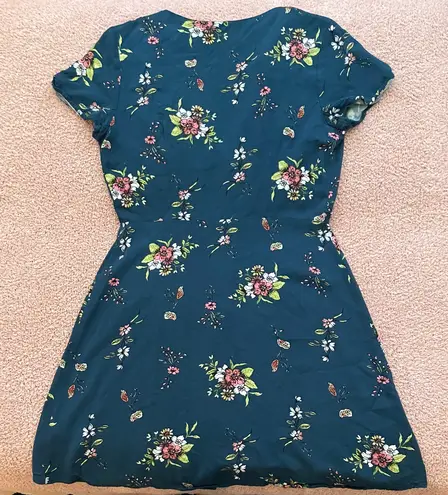 JustFab Teal Floral Sundress