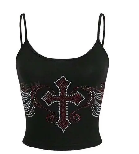 Romwe  Crop Top Crosses Coastal Beach Sexy Summer Lounge