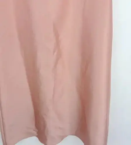 Alfred Sung NWT Draped One-Shoulder Satin Maxi Dress in Toasted Sugar Size 8 NEW