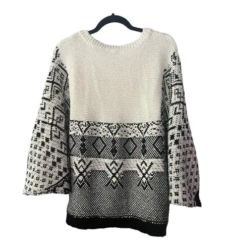 ee:some Black and White Dolman Sleeve Sweater