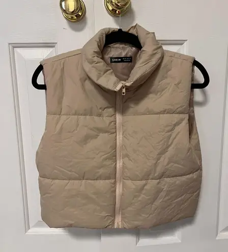 Cropped Puffer Vest Size XS