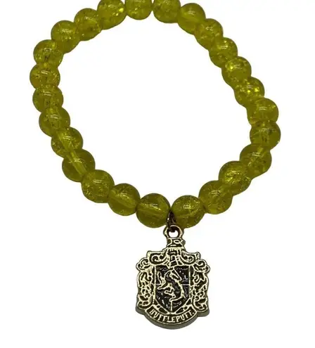 Harry Potter TM & WBEI (s17) Hufflepuff gold and yellow stretch fashion …