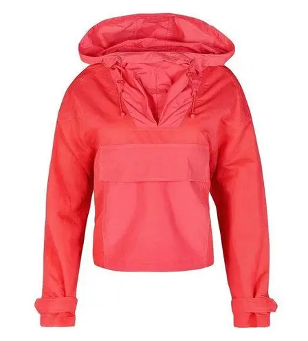 Sweaty Betty 💙💖 Red Nomad Hooded Linen Blend Pullover