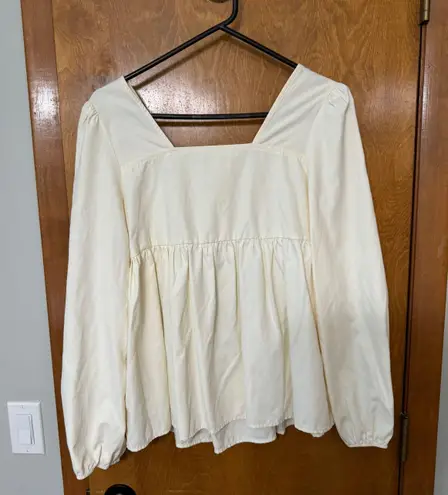 Listicle White Blouse