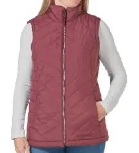 Free Country Womens Reversible Brick Red Vest Small