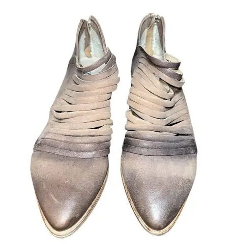 Free People Women's Lost Valley Brown Ankle Boots size EU 38