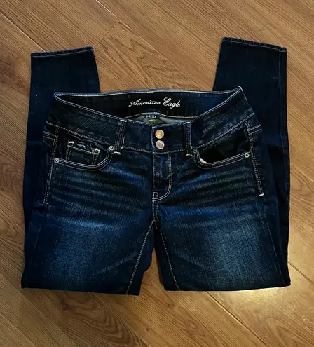 American Eagle Artist Cropped Jeans Size 2