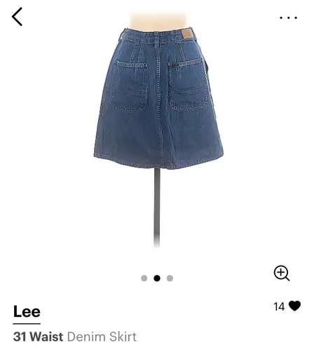 Lee Denim Skirt