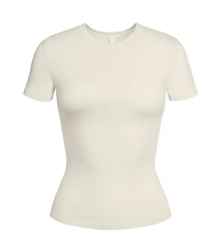 SKIMS Cotton Jersey T-Shirt in Bone, Size Medium