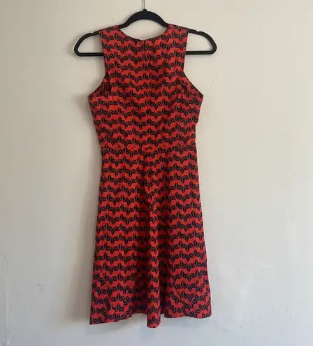 Derek Lam 10 Crosby Sleeveless Printed Godet Dress