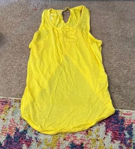 Halara NWT  yellow tank top small