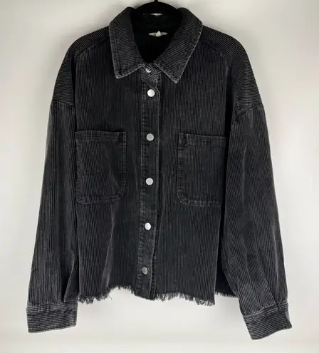 JODIFL Corduroy Button-Down Shacket – Women’s Large