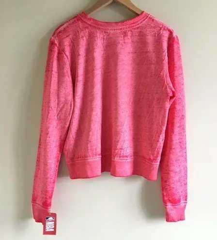 Nba NEW Houston Rockets Distressed Sweatshirt Top Womens Size L