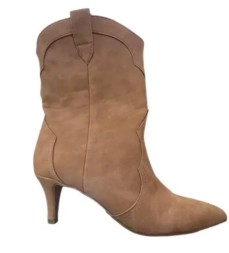 NEW DV BY DOLCE VITA Andres Western Bootie Tan Size 9.5
