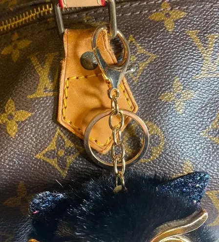 Bag / Purse Owl Pompom Charm #130 Black