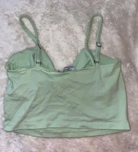 Hollister Green Crop Top