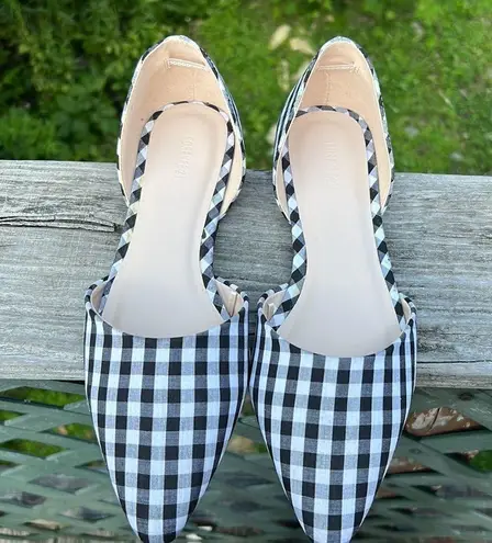 Forever 21  Slip on * Black/White Checkered Shoes Sz 7.5 NWOT