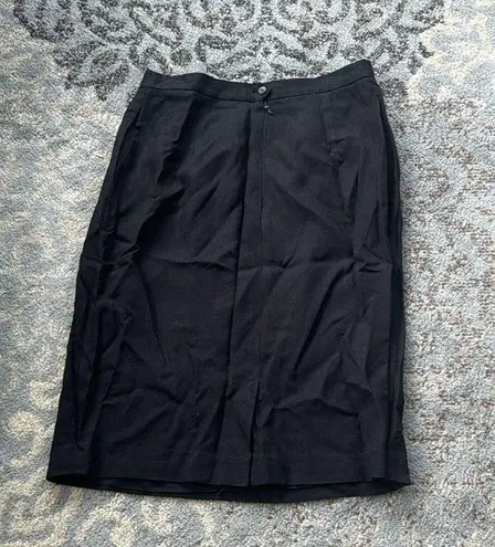 Vintage Daniel Niveau Two Piece Skirt Set Black White 12