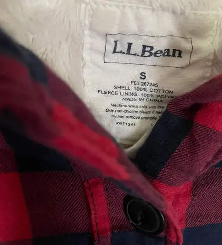 L.L.Bean  fleece flannel