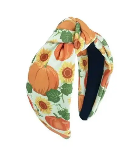 Pumpkin Headband Fall Orange