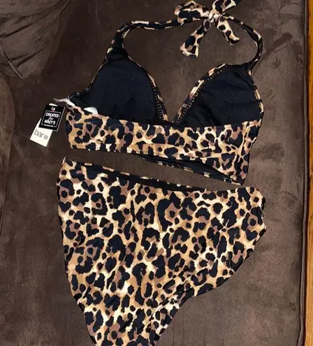 Bar III Leopard Print Bikini Set - Image 5