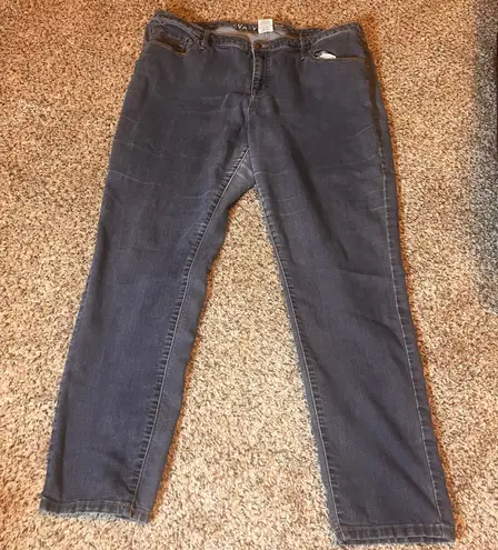 Ava & Viv Women's Jeans Size 18W Blue Denim Skinny Casual Pants Stretch