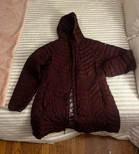 Columbia Maroon Parka Jacket