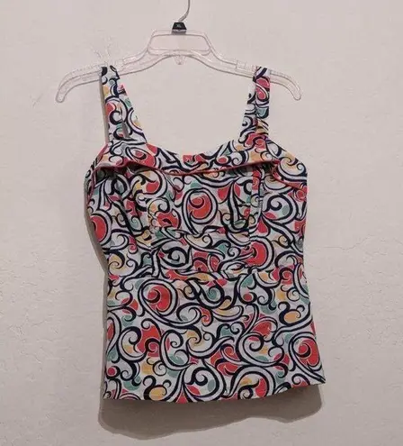 CAbi  sweetheart Peplum, empire tank top shirt 6