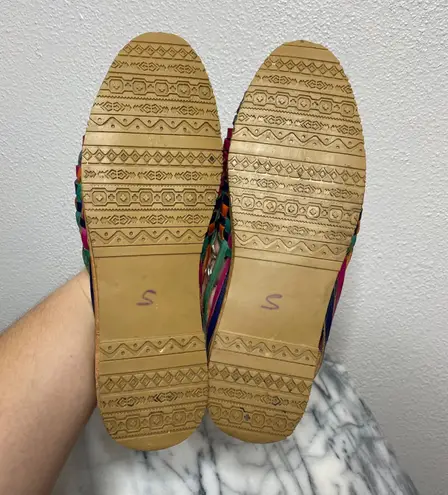Mexican Multicolor Huaraches Multiple Size 8