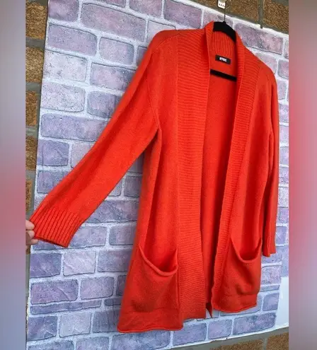 Apparis Everly Open cardigan Sweater large Orange