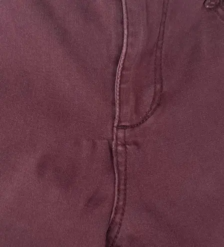 Maurice's  Skinny Jeans Burgundy Size Large