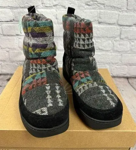 Zodiac Portman Cold Weather Boots Water-Repellent Aztec Black Multi 11M NEW