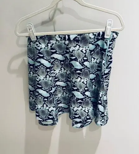 Show Me Your Mumu  Skirt Snake Print Mini Flared M