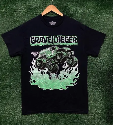 Monster Jam Grave Digger Poster T-Shirt Size Medium